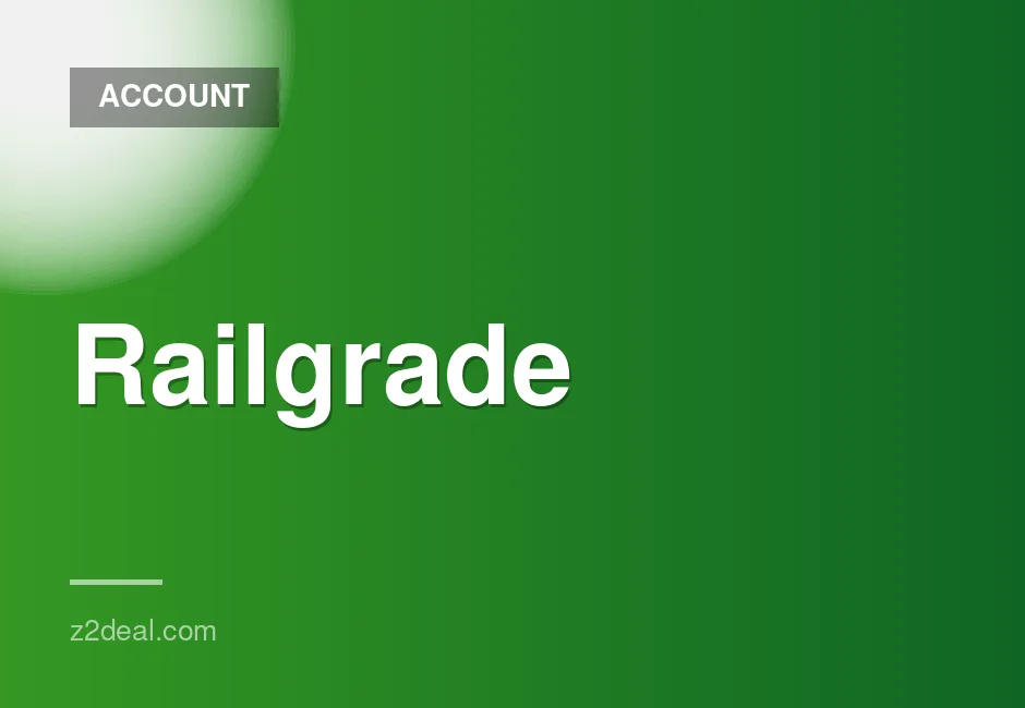 New Steam Account for Railgrade with 0 Hours Played and Quick Delivery