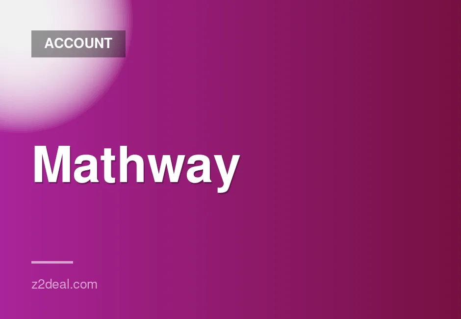 One Month Access to Shared Mathway Account