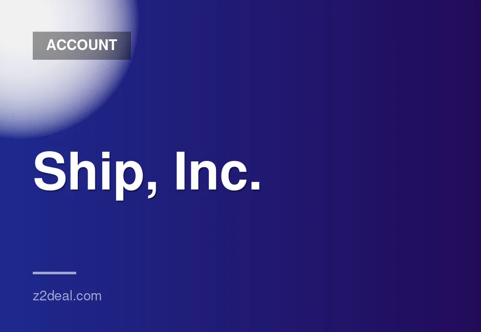 Ship, Inc. 30-Day Shared Offline Access