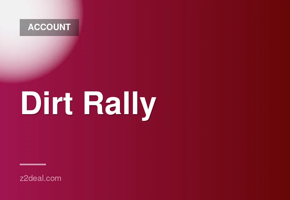 Dirt Rally Steam Account at Affordable Price