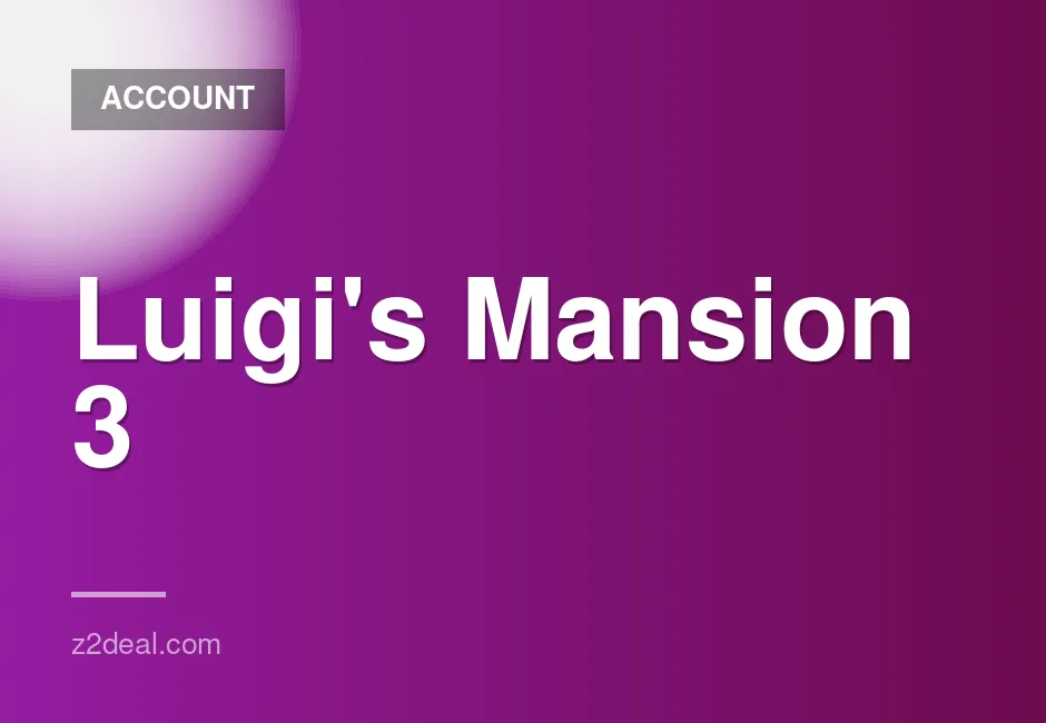 Luigi's Mansion 3 digital game for Nintendo Switch with unique sub-number