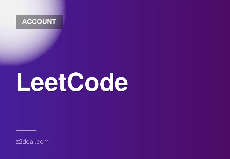 Three-month LeetCode membership account with shared access and after-sales support