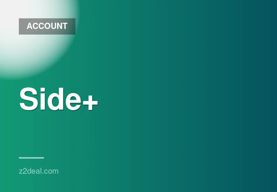 Two-Month Subscription for Side+ Account with Instant Delivery and Competitive Pricing