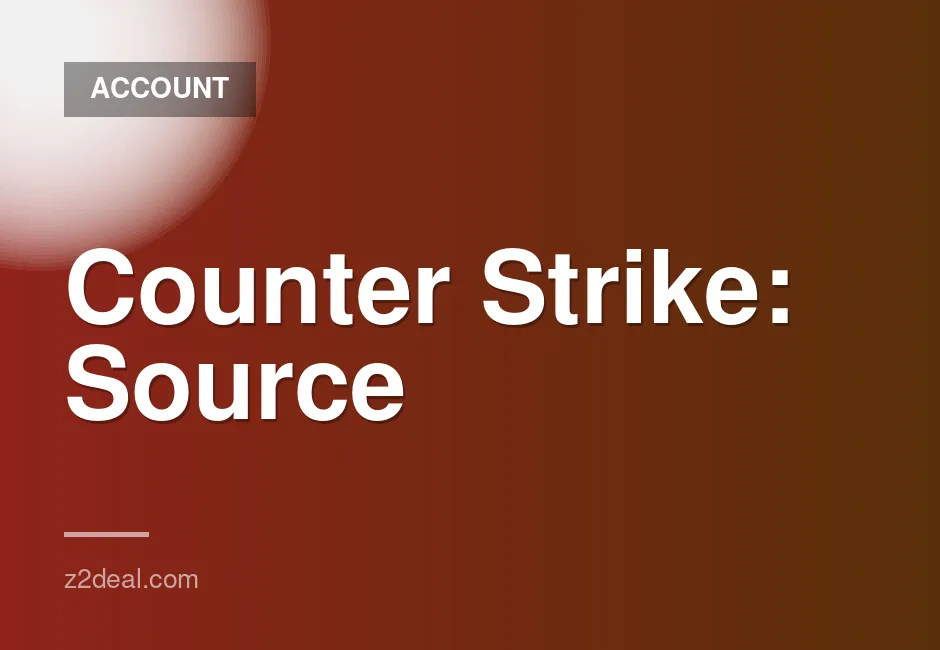 Counter Strike: Source Account with 10,000+ Hours Played and Email Access