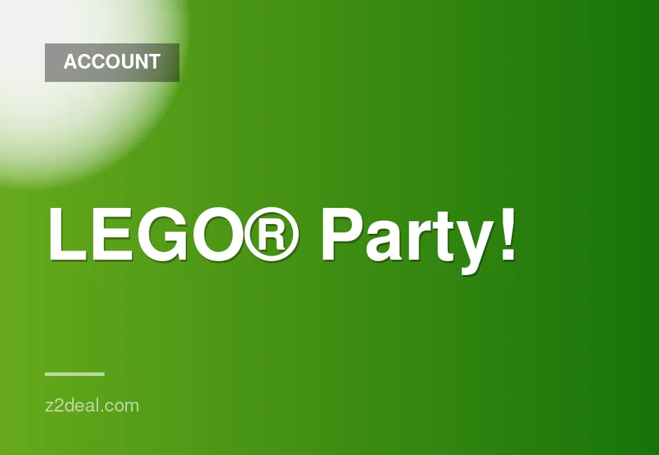 New Steam Account for LEGO Party - Unplayed, Data Changeable, Quick Delivery
