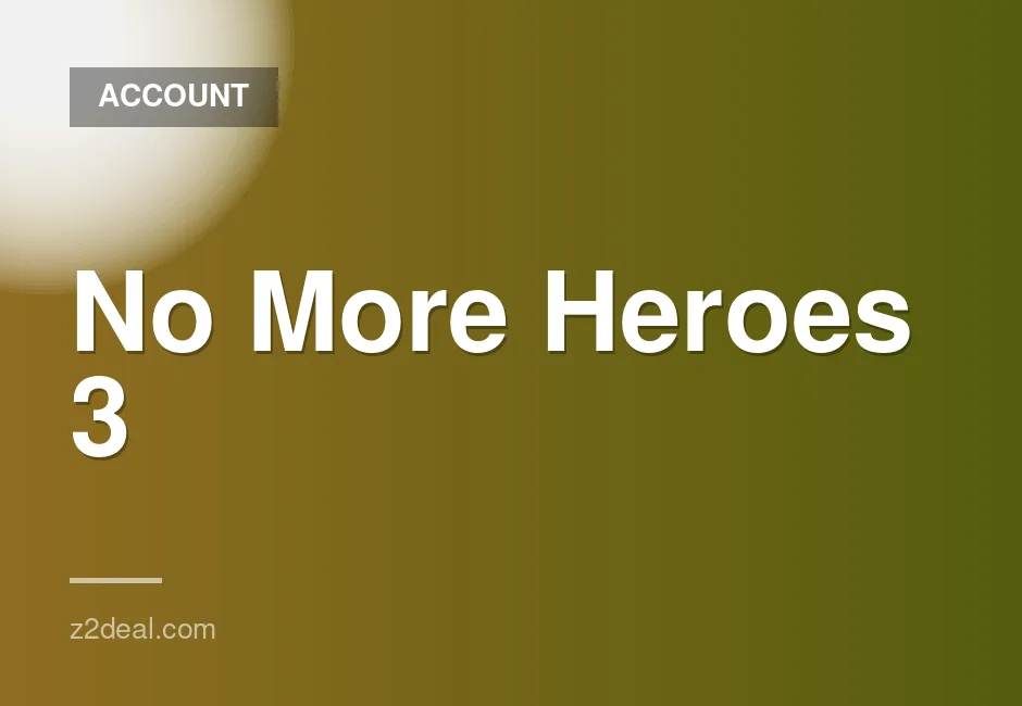 No More Heroes 3 Xbox Digital Deluxe Edition for Xbox One and Series X|S with Full Access