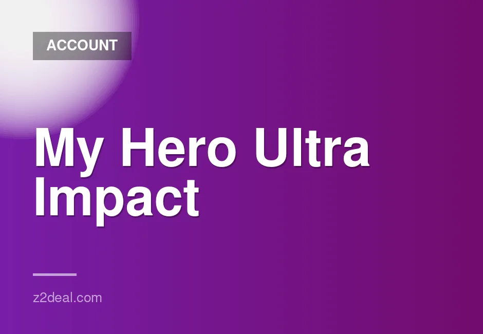 High-Level My Hero Ultra Impact Account with Limited Characters and Abundant Resources