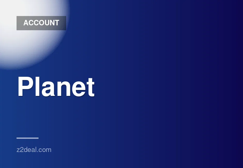 Planet Edu Account with 3000 km² Monthly Download and 2-Year Access Guarantee