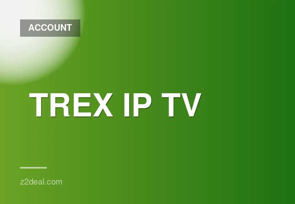 12-Month TREX IPTV Subscription with Private Access and Instant Delivery for Worldwide Channels