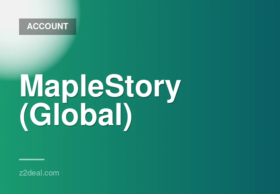 MapleStory Global Account with 0 Hours Played, Data Changeable, Quick Delivery