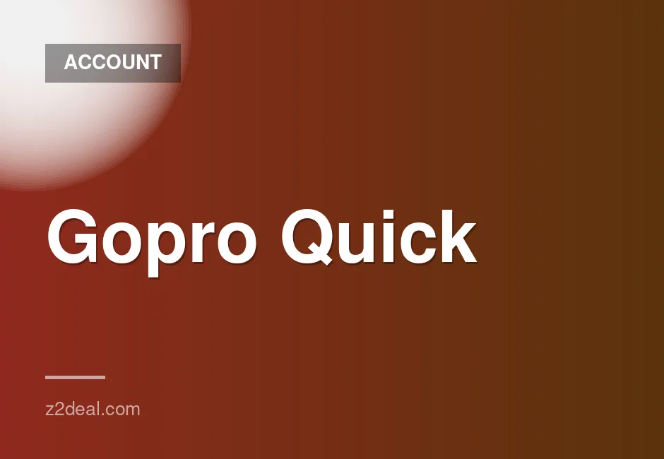 Gopro Quik 6-Month Plan with Additional 6 Months Free - Private Account