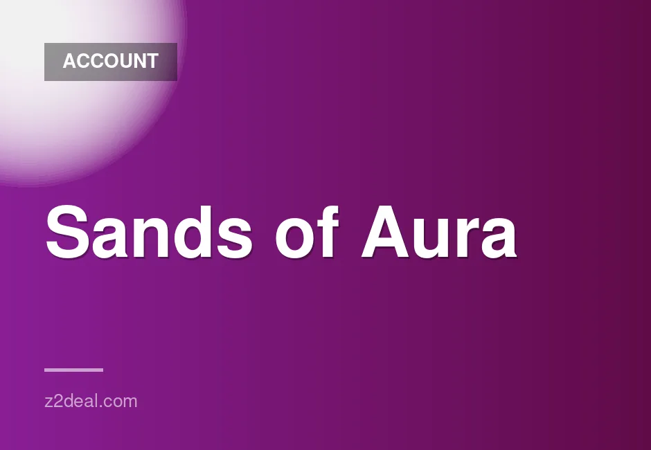 New Steam Account for Sands of Aura - Unplayed, Data Changeable, Quick Delivery