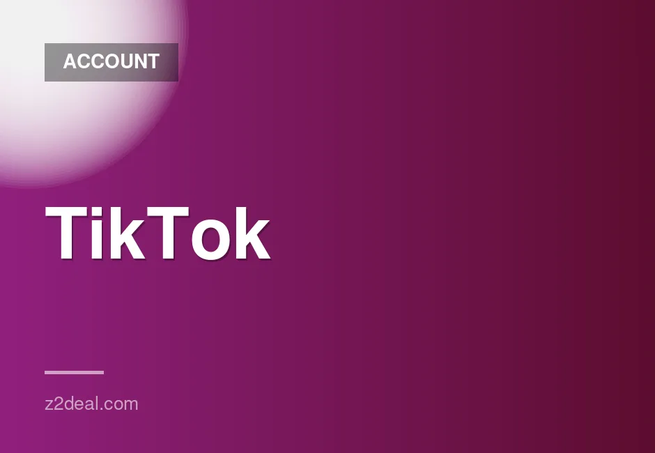 TikTok Account - 1000-5000 followers, 1-2 years old, Phone-verified