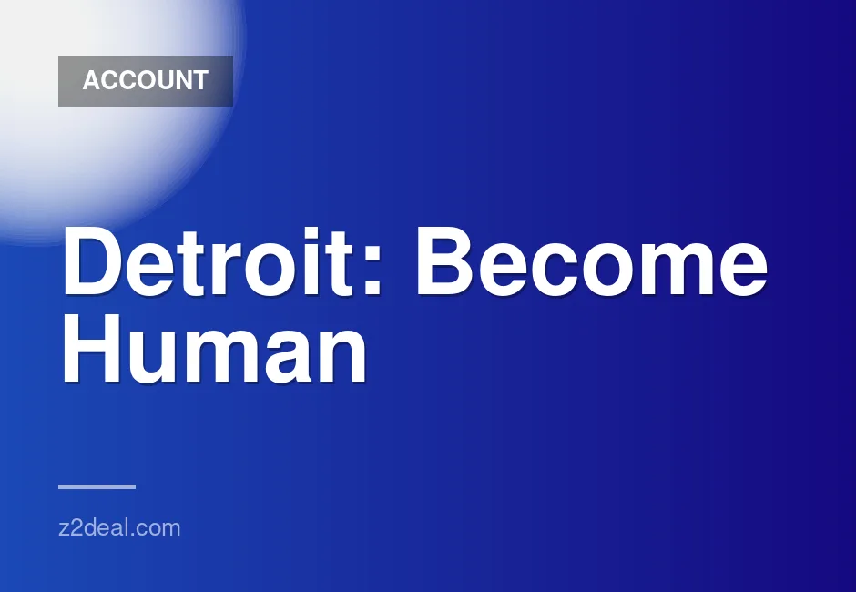 Detroit: Become Human game for Steam with offline access