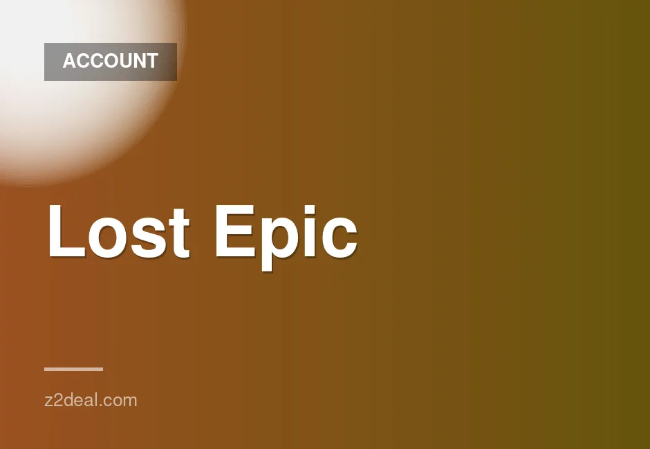 New Steam Account for Lost Epic with 0 Hours Played, Data Change Available, Fast Delivery