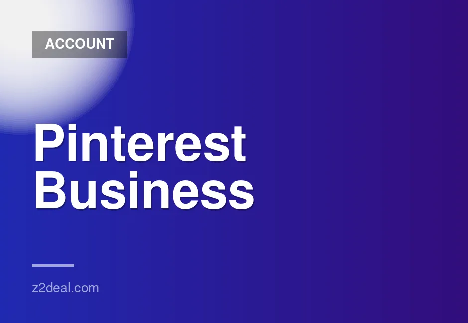 Buy Pinterest Business Account with 500-1000 followers - Brand new (created today), Phone-verified
