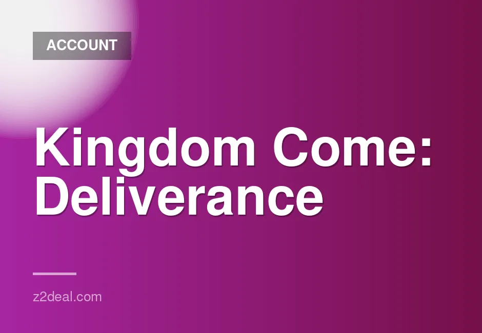 Kingdom Come: Deliverance Steam Account - Global Collection Available