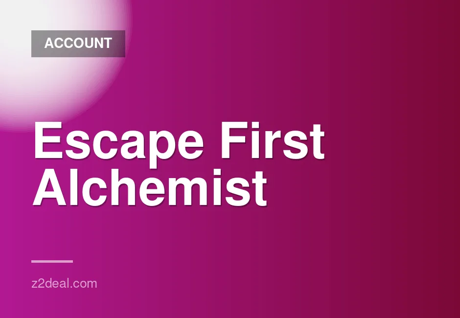 New Steam Account for Escape First Alchemist with No Playtime and Fast Delivery