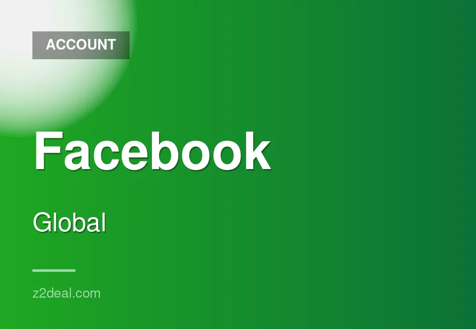 Quality Facebook Account - Aged Account - 1 month old - Hand-Checked Listing
