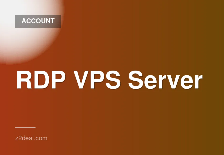 8GB RAM 2VCPU RDP Server with Custom IP - Fast Performance