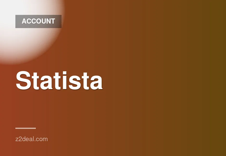 Statista 1-Month Starter Plan for Shared Institutional Access