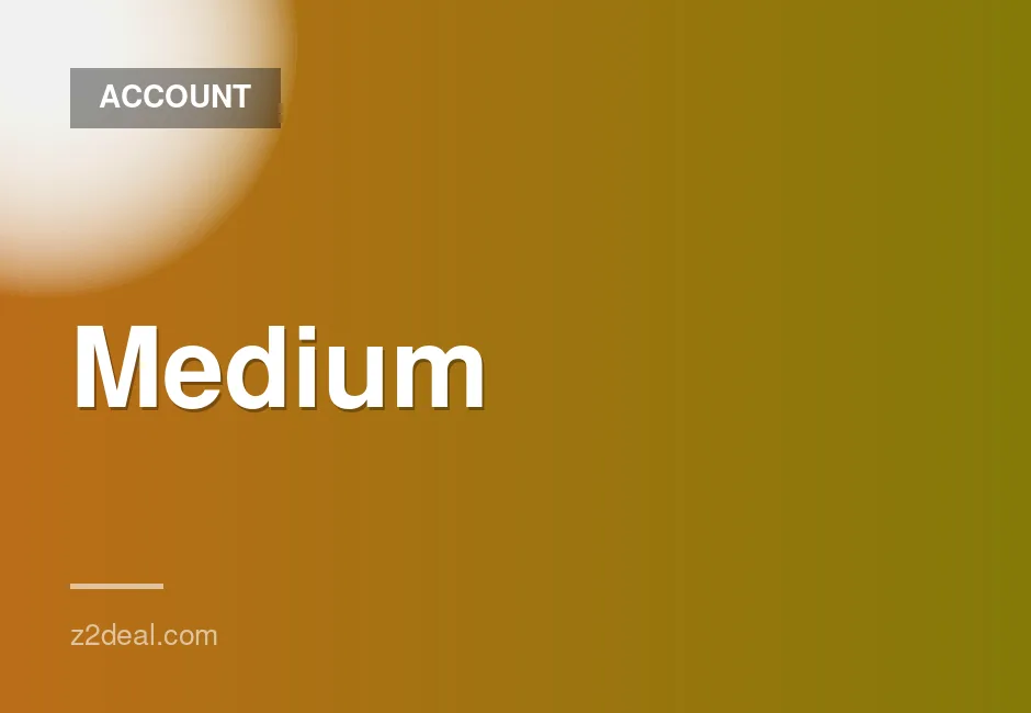 12-month shared Medium membership account for stable access