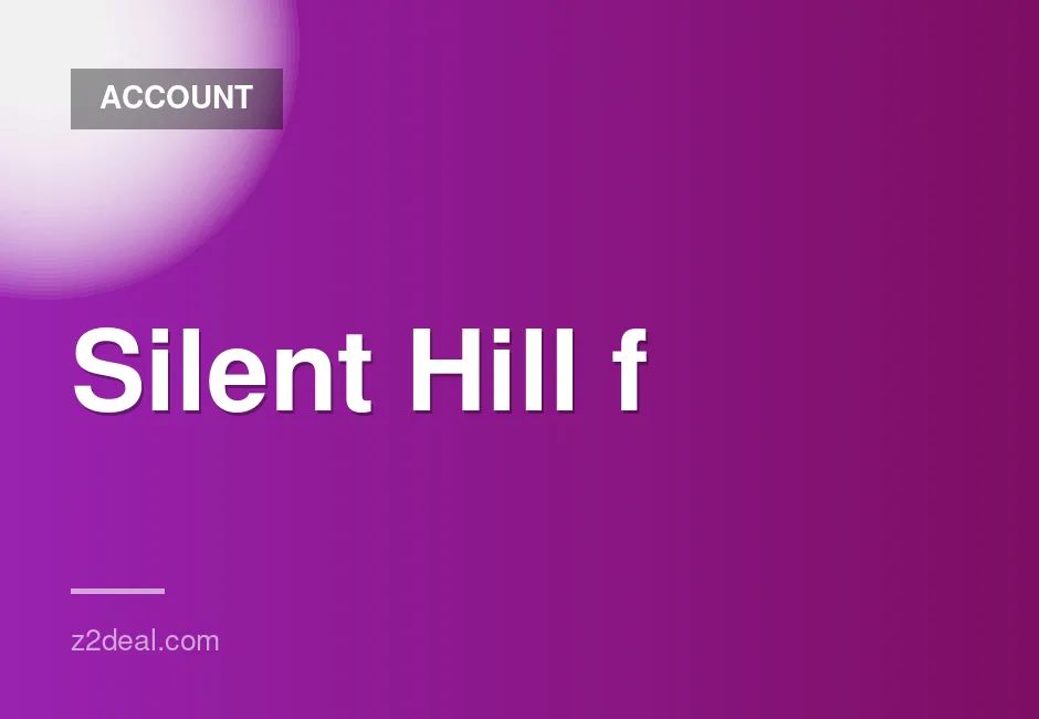 PS5 Silent Hill f Standard Edition Account for Sale - Digital Game Access