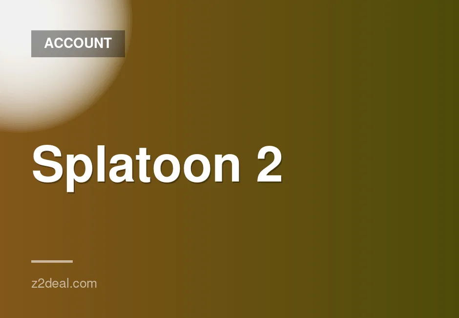 Splatoon 2 and 3 digital game bundle for Nintendo Switch with account details