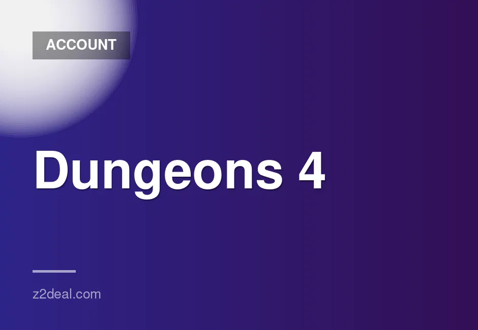 New Steam Account for Dungeons 4 - 0 Hours Played, Data Changeable, Quick Delivery