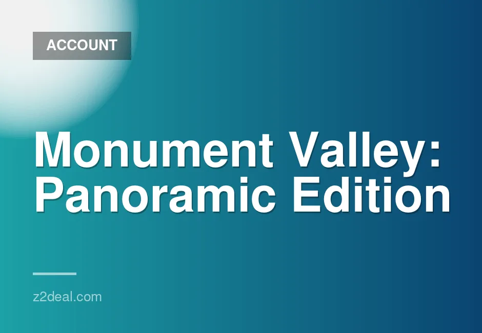 Monument Valley Panoramic Edition Steam Account with Zero Playtime and Fast Delivery