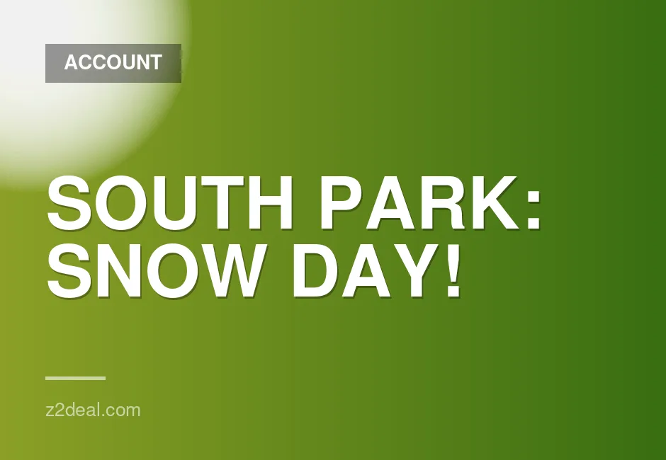 South Park: Snow Day! Full Game Account for PS4 and PS5 - buyer-protected