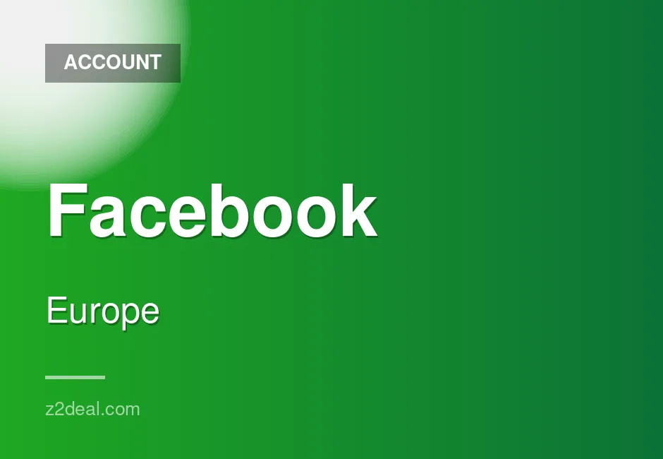 Premium Facebook Account | 50 friends | Germany Registered | Same-Day Handover