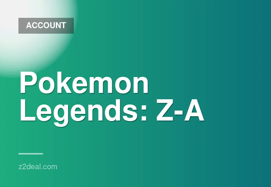 Pokémon Legends: Z-A digital game for Switch with DLC and NS sub-number