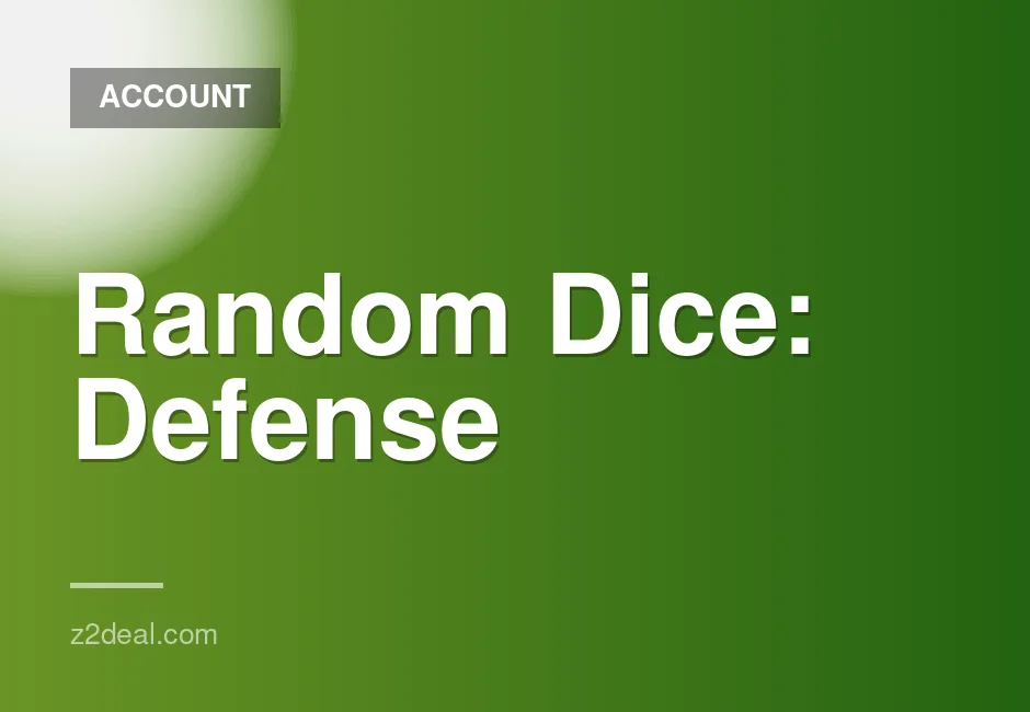 Random Dice Defense account with 20,000 waves completed