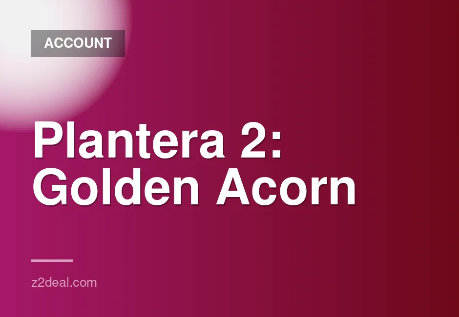 New Steam Account for Plantera 2: Golden Acorn - 0 Hours Played, Quick Delivery, Data Changeable