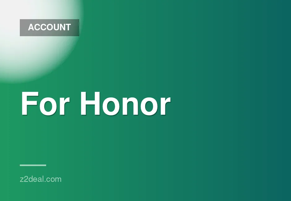 For Honor account with full online Uplay access and bonus gift