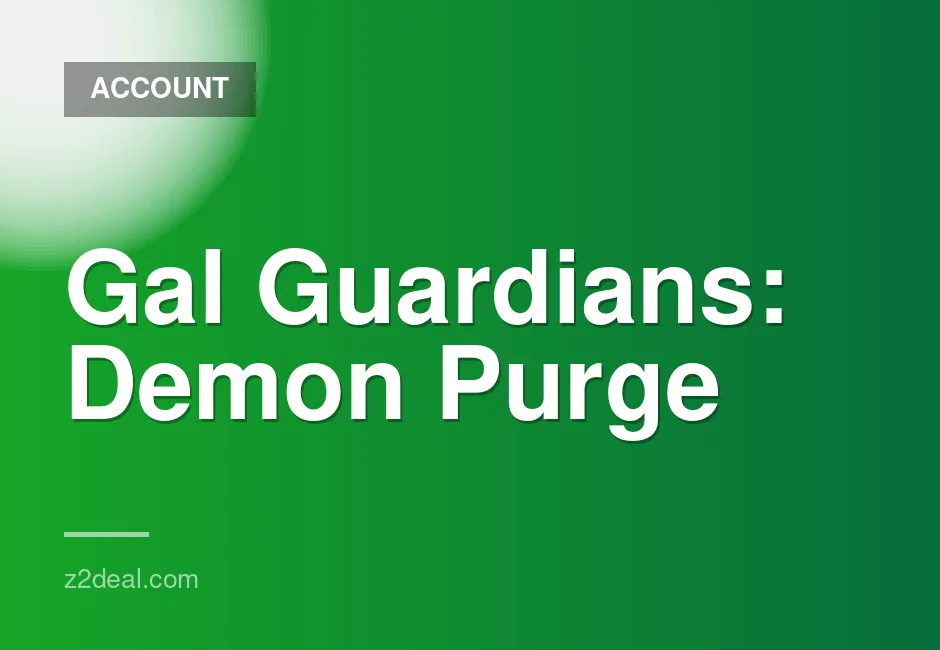 New Steam Account for Gal Guardians: Demon Purge, 0 Hours Played, Data Changeable, Quick Delivery