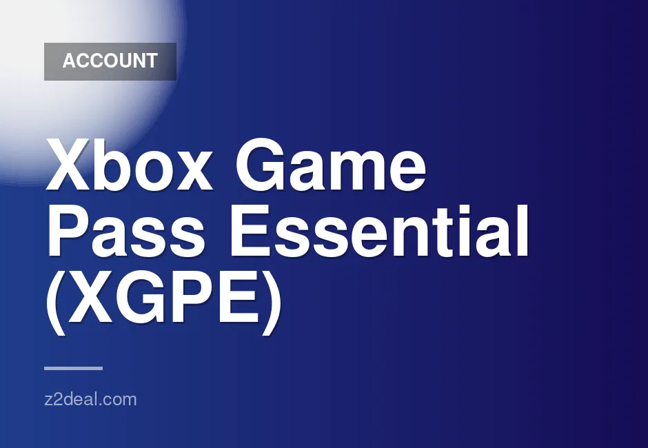 One Month Xbox Game Pass Essential Account for Sale