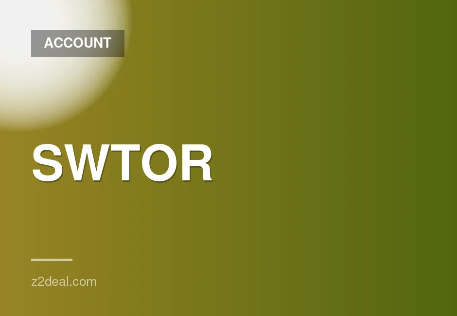 Star Wars The Old Republic account with 3500+ hours, full access, original email included
