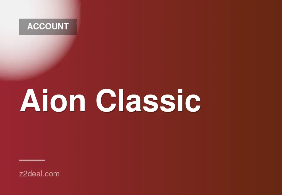 Aion Classic Account with Original Email and Quick Delivery