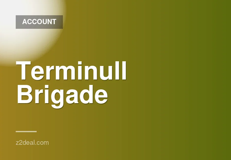 Terminull Brigade Game Accounts for Sale
