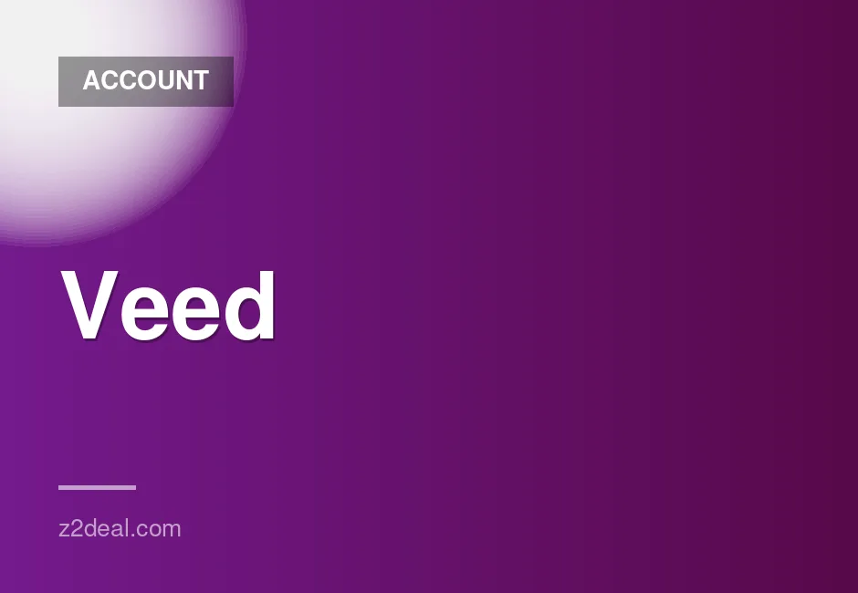 Veed.io Creator Plan Monthly Subscription for $20 with Full Warranty