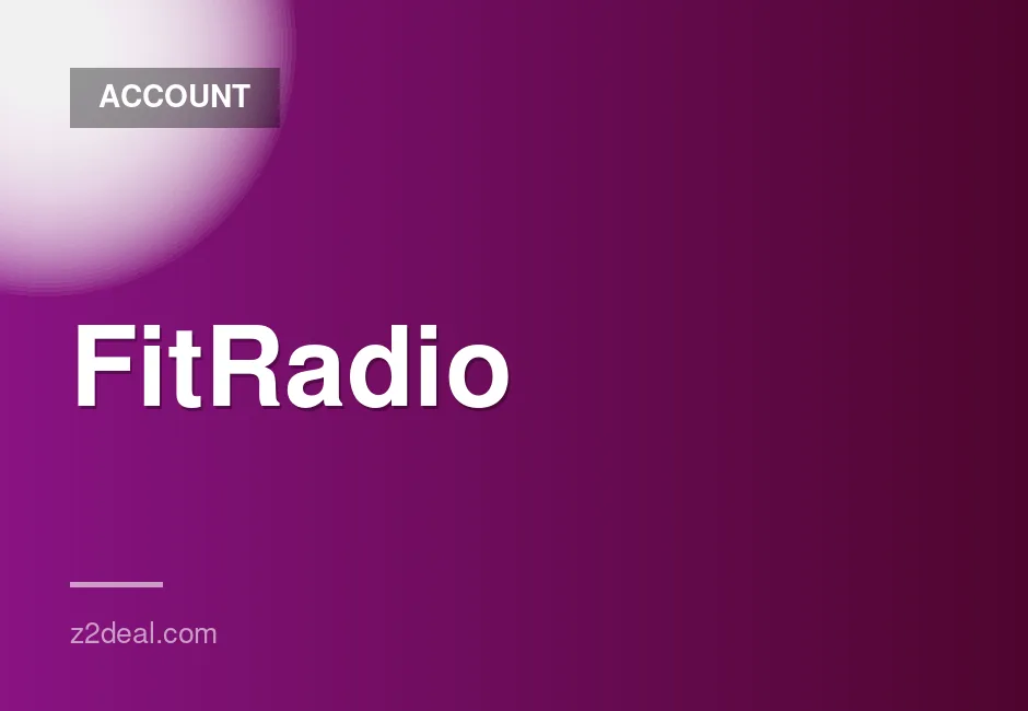 FitRadio account with 3-month warranty - shared access