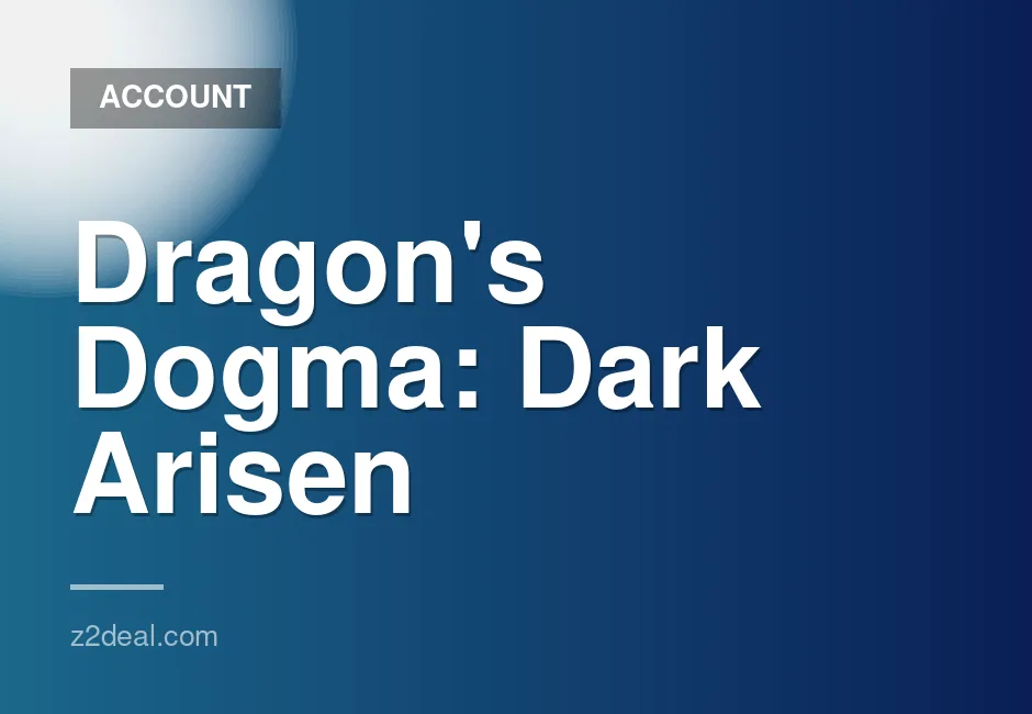 Dragon's Dogma: Dark Arisen - Global Steam Game Account for Sale