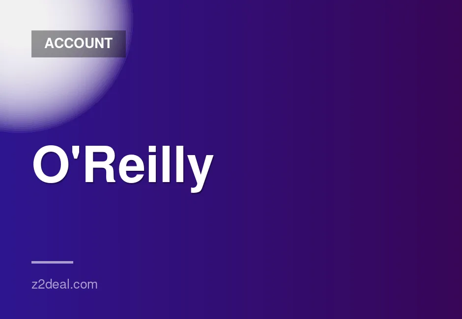 O'Reilly Learning 6-Month Shared Account Access