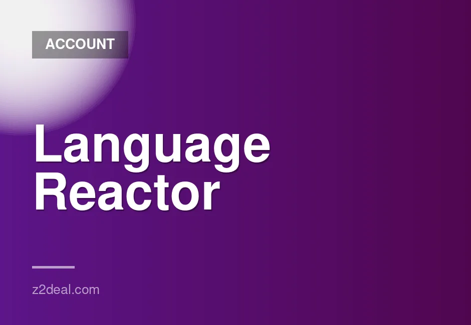 Language Reactor Pro Subscription for 1 Month - Private Account with Warranty