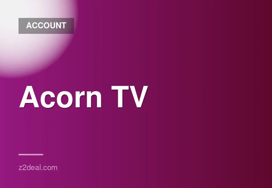 Acorn TV subscription with 3 months warranty - shared access