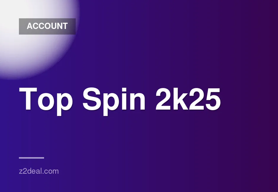 TopSpin 2K25 Deluxe Edition Steam Account for Sale - Worldwide Access