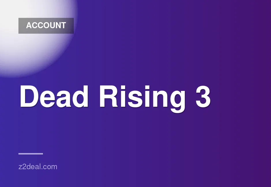 Dead Rising 3 Steam Account for Sale at Best Price