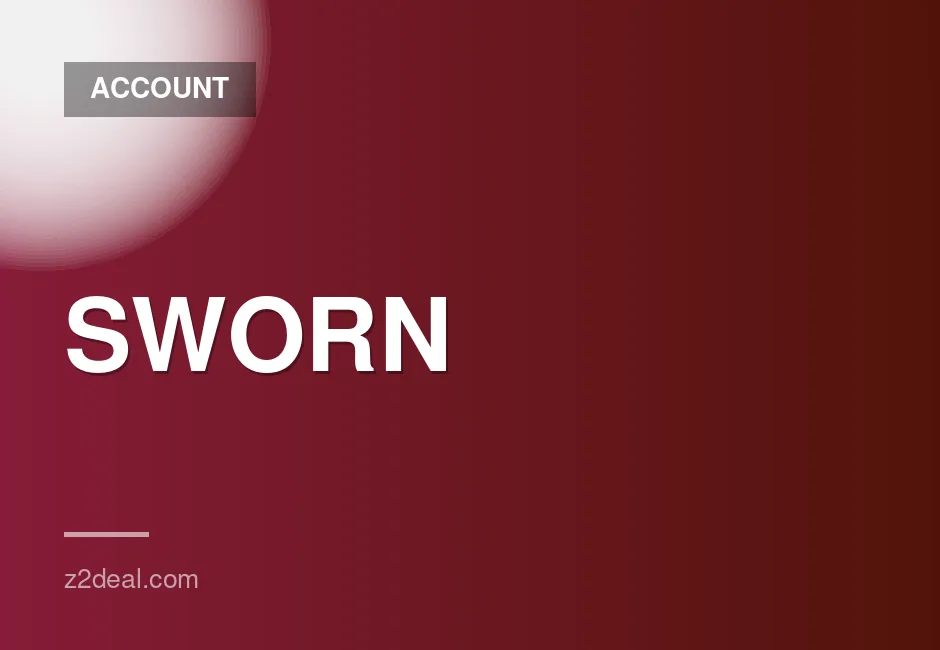 Game accounts available for secure purchase on SWORN marketplace